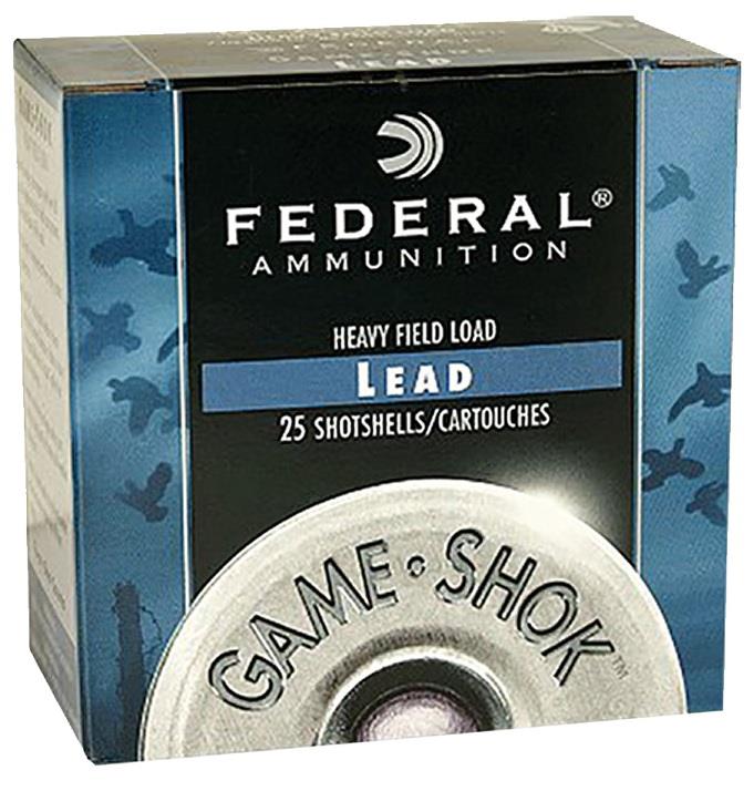 Federal Game-Shok 12GA 2-3/4" 1-1/4oz #4 - 25Rnds