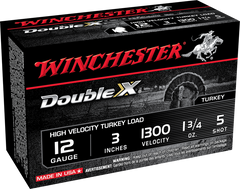 Winchester Double X 12 Gauge 3'' 1-3/4 OZ #5 1300 FPS