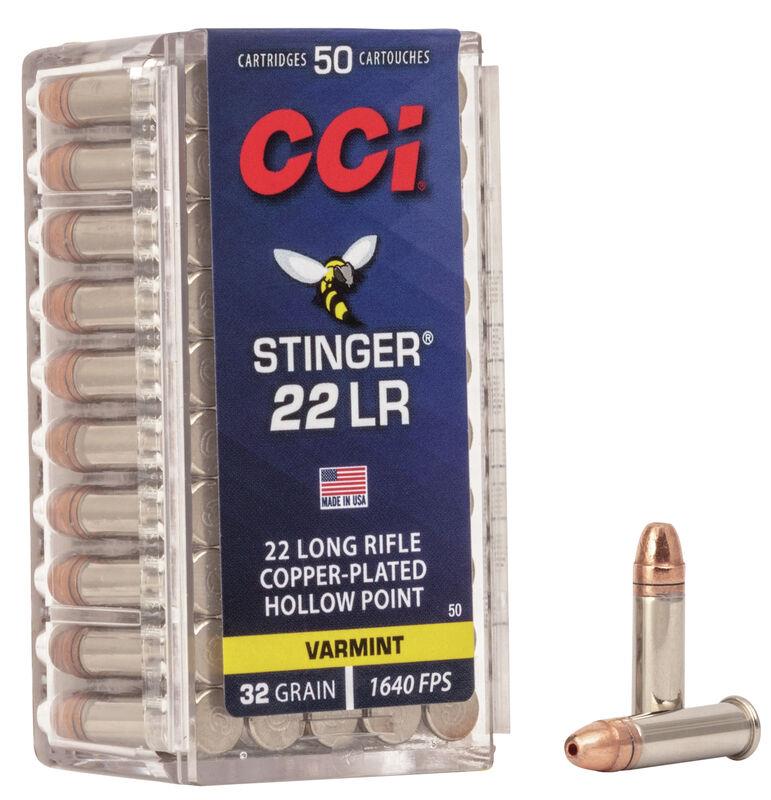 CCI Stinger 22 LR 35 Gr. CP HP 1640 FPS
