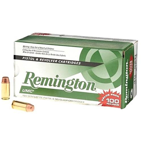 Remington UMC 40 S&W 180 Gr. MC 100 Round Value Pack