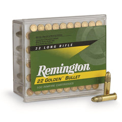 Remington Golden Bullett 22 LR 40 Gr. RN 100 Round Pack