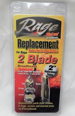 Rage SlipCam 2 Blade Broadheads Replacement R31005