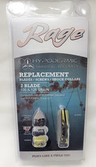 Rage Hypodermic 2-Blade Replacement Blades