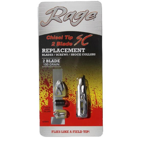 Rage Replacement Blades SC Technology 100 Grain -3 Pk