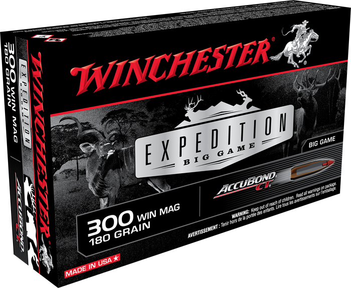 Winchester Expedition Big Game 300 Win Mag 180 Gr AccuBond CT