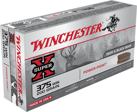 Winchester Super-X 375 Win 200 Gr. Power Point