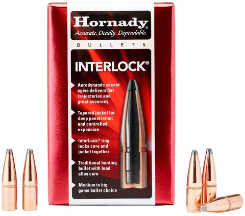 Hornady Bullet 30 Cal .308 165Gr Interlock SP - 100ct