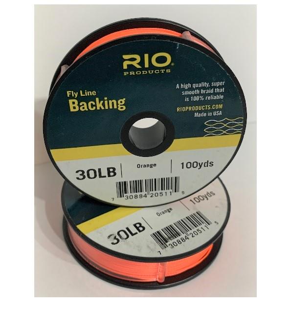 RIO Fly Line Backing 30lb 100yd - Orange – Blue Ridge Inc