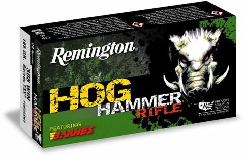Remington Hog Hammer 308 Win 168 Gr. Barnes TSX