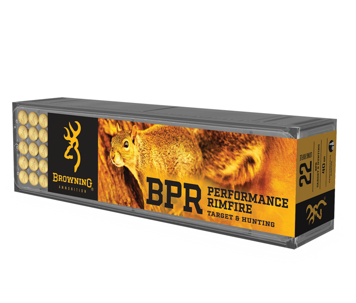 Browning BPR Performance Rimfire 22 LR 40 Gr. 1435 FPS - 100 Round Box