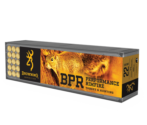 Browning BPR Performance Rimfire 22 LR 40 Gr. 1435 FPS - 100 Round Box