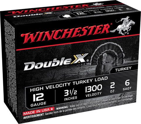 Winchester Double X HV 12 Gauge 3-1/2'' 2 OZ #6 1300 FPS