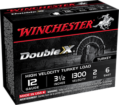 Winchester Double X HV 12 Gauge 3-1/2'' 2 OZ #6 1300 FPS