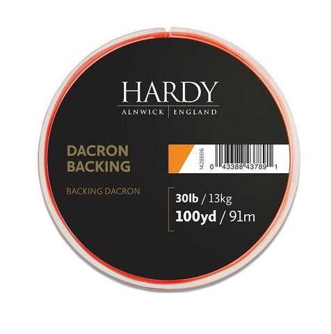 HARDY Orange Dacron Backing 30lbs 100yd