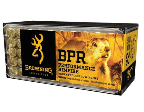 Browning 22WMR BPR Performance Rimfire - 50 per Box