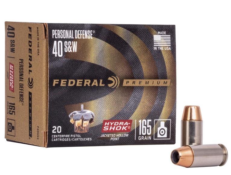 Federal Personal Defense Hydra-Shok 40 S&W - 20/Box