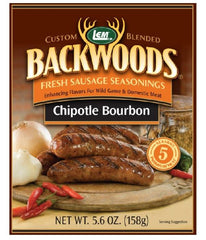 LEM Backwoods Chipotle Bourbon Fresh Sausage Seasoning