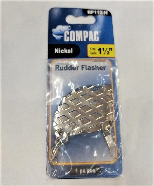 Compac Rudder Flasher Nickel 1 1/2"