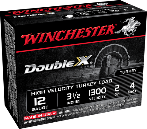 Wichester Double X HV 12 Gauge 3-1/2'' 2 OZ #4 1300 FPS