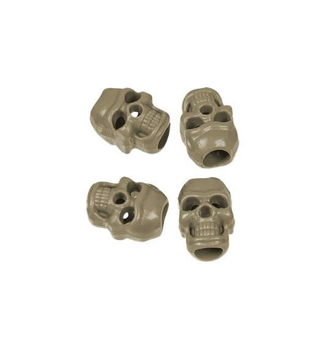Mil-Spex Cord Stoppers - Coyote Green Skull