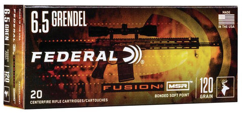 Fusion MSR 6.5 Grendel 120 Gr. Bonded SP
