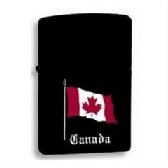 Flag Of Canada Black Matte