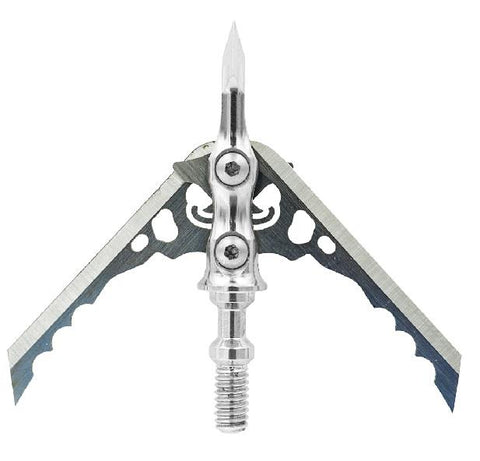 Rage Broadheads 2 Blade 2? Expandable Cut Hypodermic NC 100 Grain 3 Pack