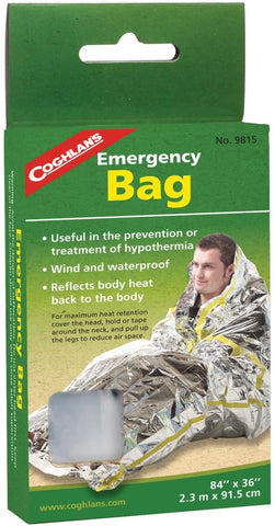Coghlan's Emergency Bag 84"x34"