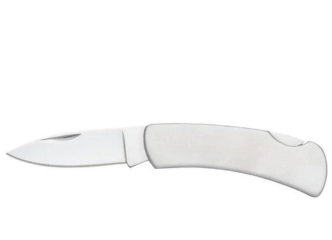 Maxam Lockback Knife - Silver