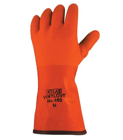 "Showa 460" Lined Flexible PVC Gloves