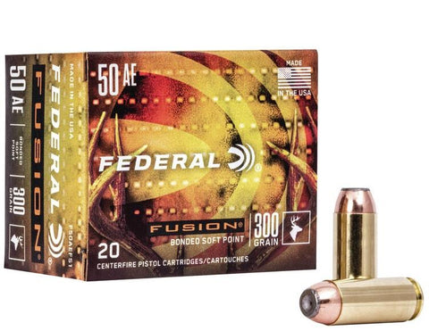 Federal Fusion Handgun 50 Action Express - 20/Box