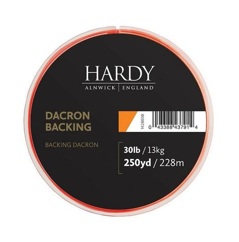 HARDY Orange Dacron Backing 30lb 250yd