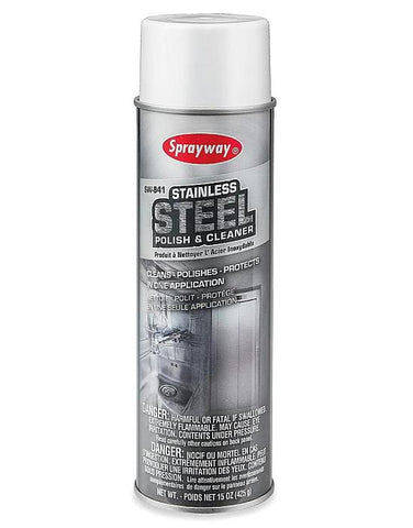 Sprayway Stainless Steel Cleaner - 15 oz