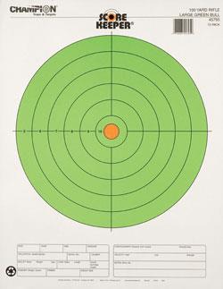 Champion Score Keeper Large 100 YD Sight-In - 12 pack