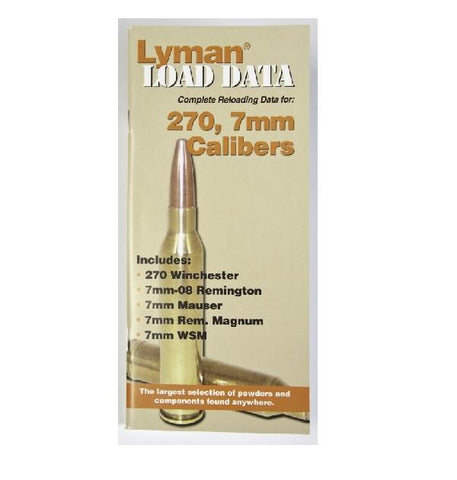 LYMAN Load Data Book 270, 7MM Rifle