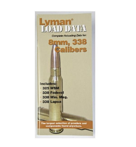 LYMAN Load Data Book 8MM, 338 Caliber Rifle