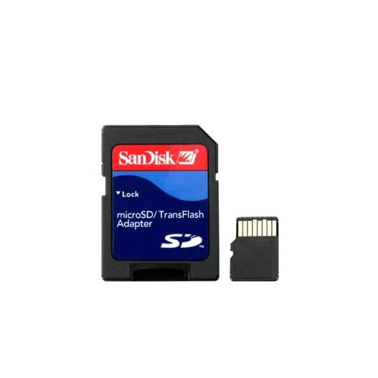 4 GB microSD Class 4 Card w/ SD Adapter