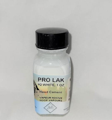 Shor - Pro Lak Head Cement White 1oz