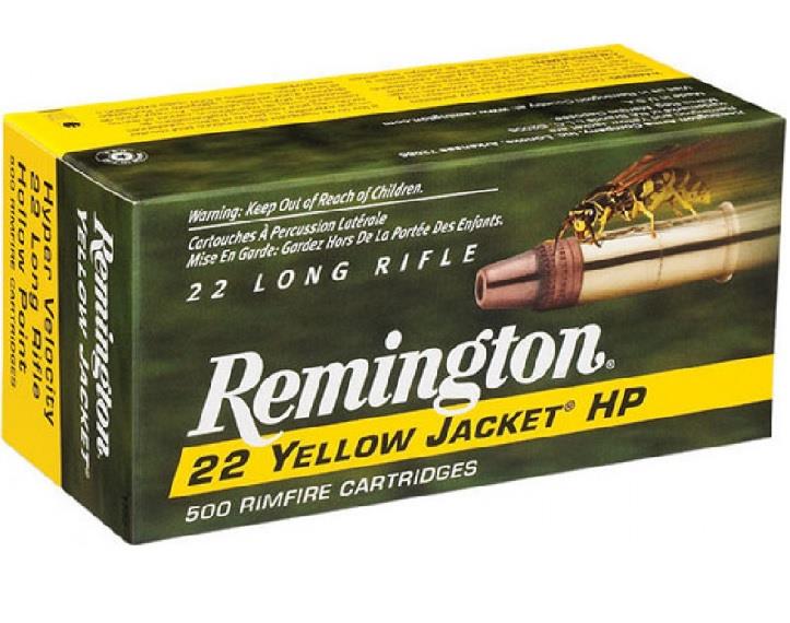 Remington 1722 Yellow Jkt 22 LR Truncated Cone HP 33 GR - 50/Box