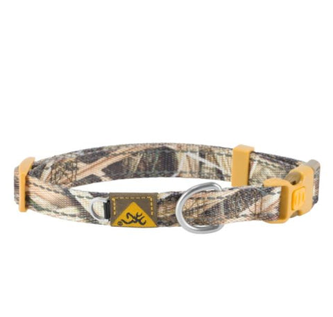 Browning Classic Camo Webbing Dog Collar: Medium 14"-20"