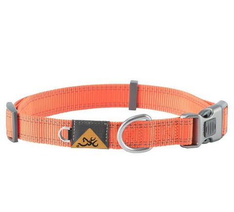 Browning Classic Webbing Dog Collar: Small 10"-16"