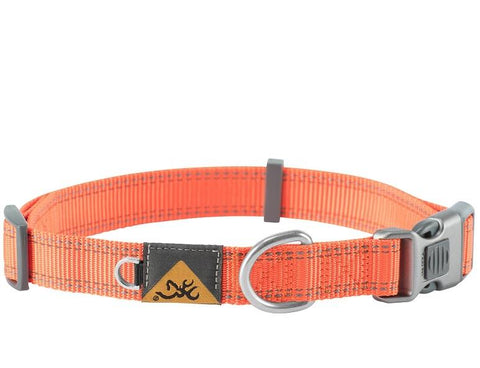 Browning Classic Webbing Dog Collar: Large 18"-28"