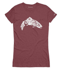 Simms Anderson Floral Trout Tee - Womens
