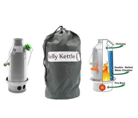 Kelly Kettle Stainless Steel Trekker